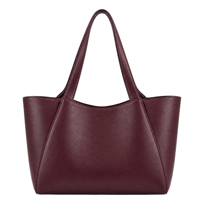 BagGrace Merlot Tassel Faux Leather Tote Handbag