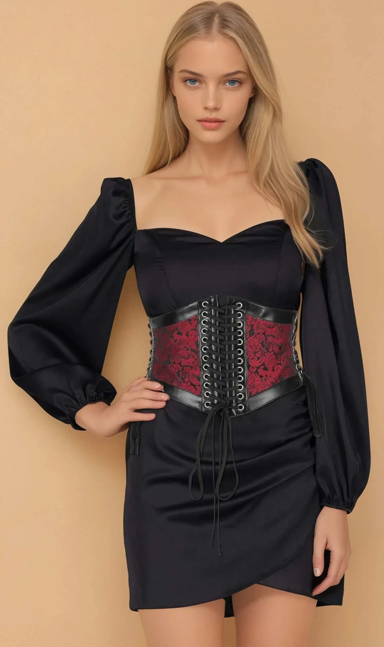 Chele Corset Inspired Brocade Belt