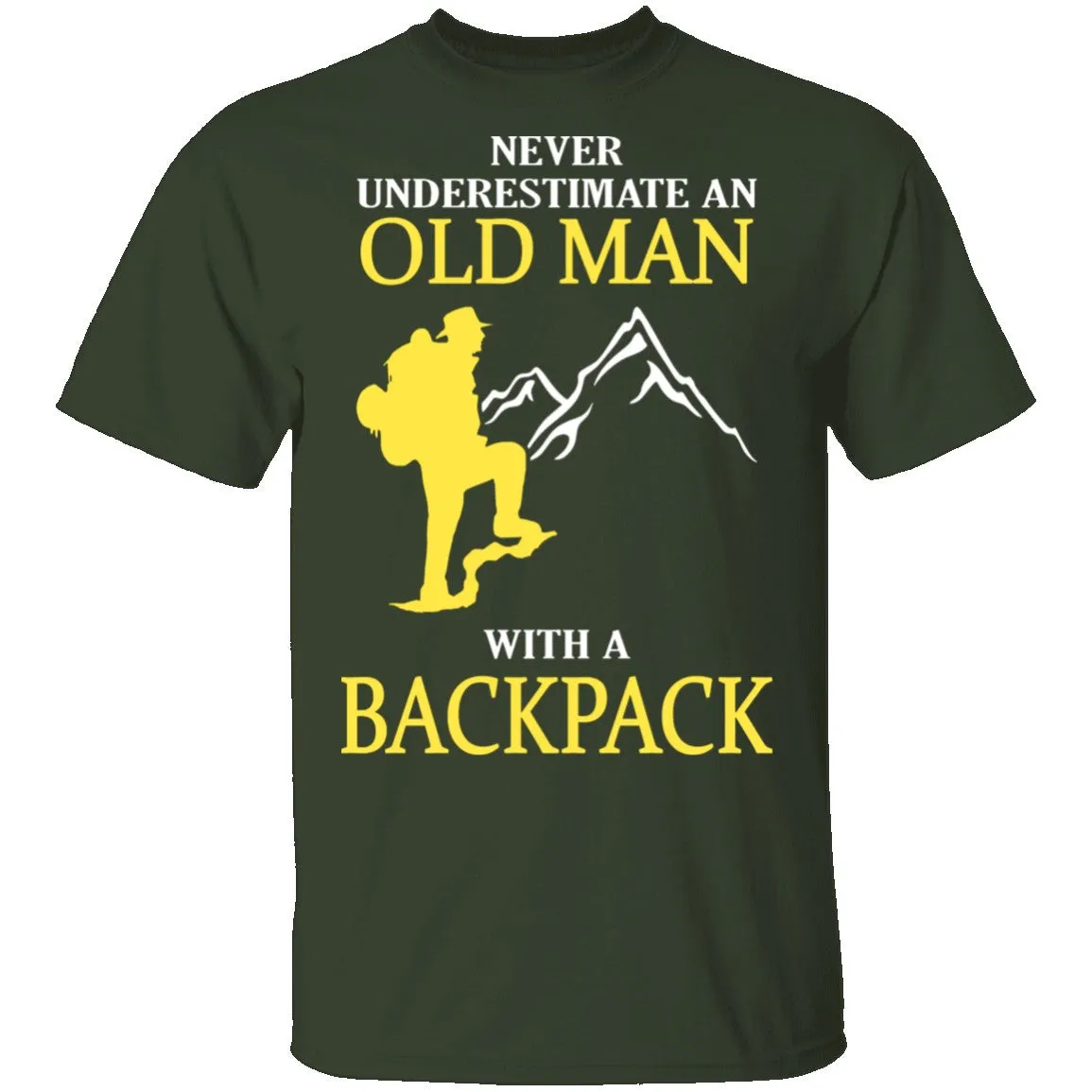 Old Man With A Backpack T-Shirt