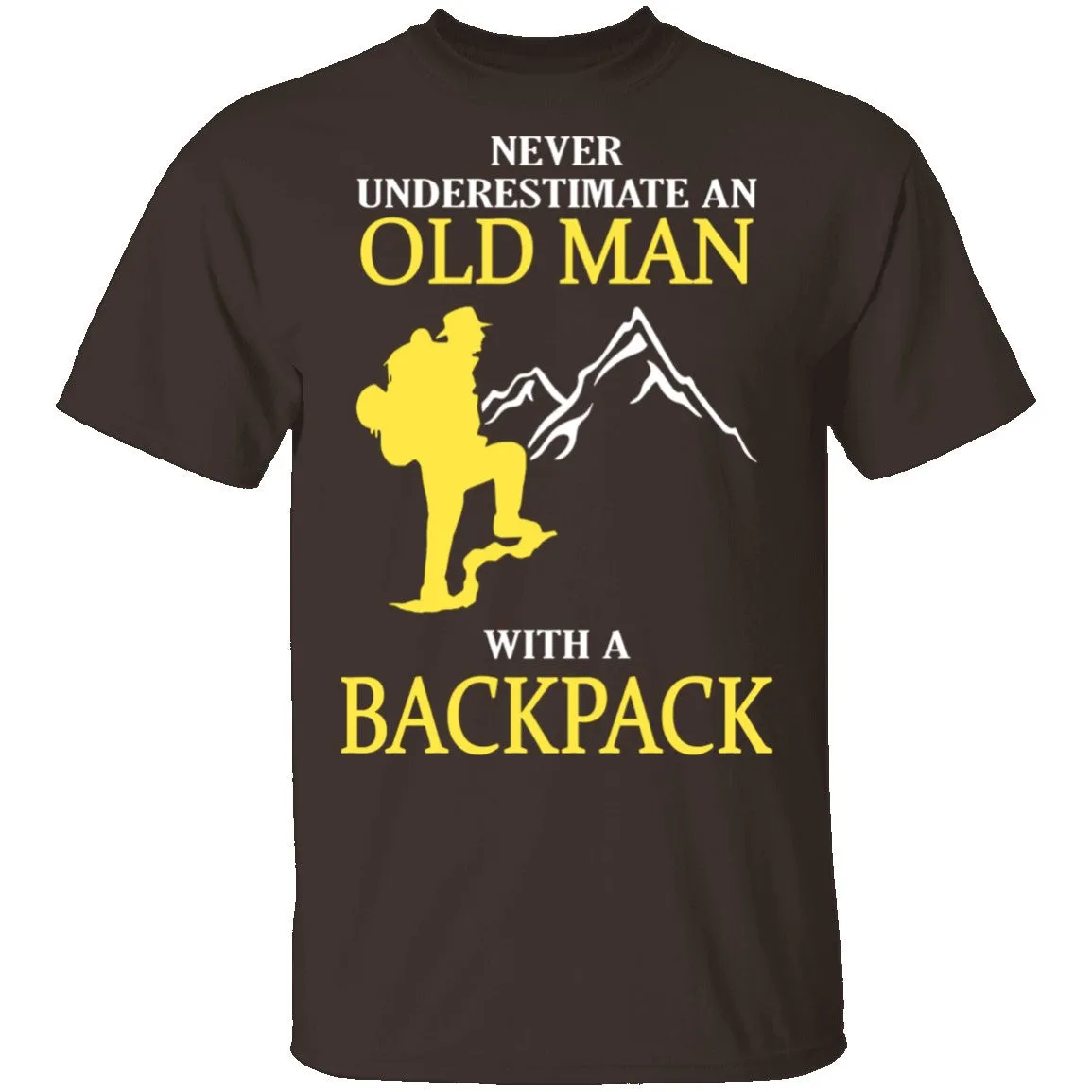 Old Man With A Backpack T-Shirt